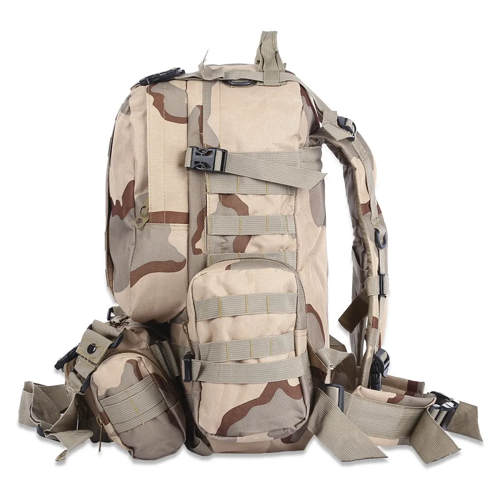 for Backpack Multifunction Climbing Sport Outdoor Artistic flair Endless variety Hiking 50L Outlife Camouflage Camping Molle