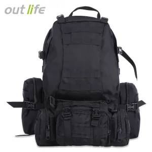 for Backpack Multifunction Climbing Sport Outdoor Artistic flair Endless variety Hiking 50L Outlife Camouflage Camping Molle