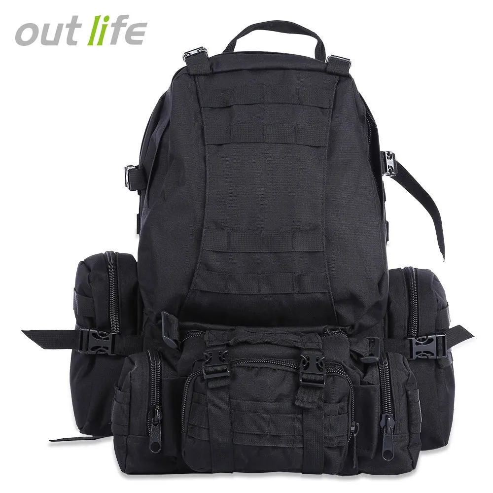 for Backpack Multifunction Climbing Sport Outdoor Artistic flair Endless variety Hiking 50L Outlife Camouflage Camping Molle