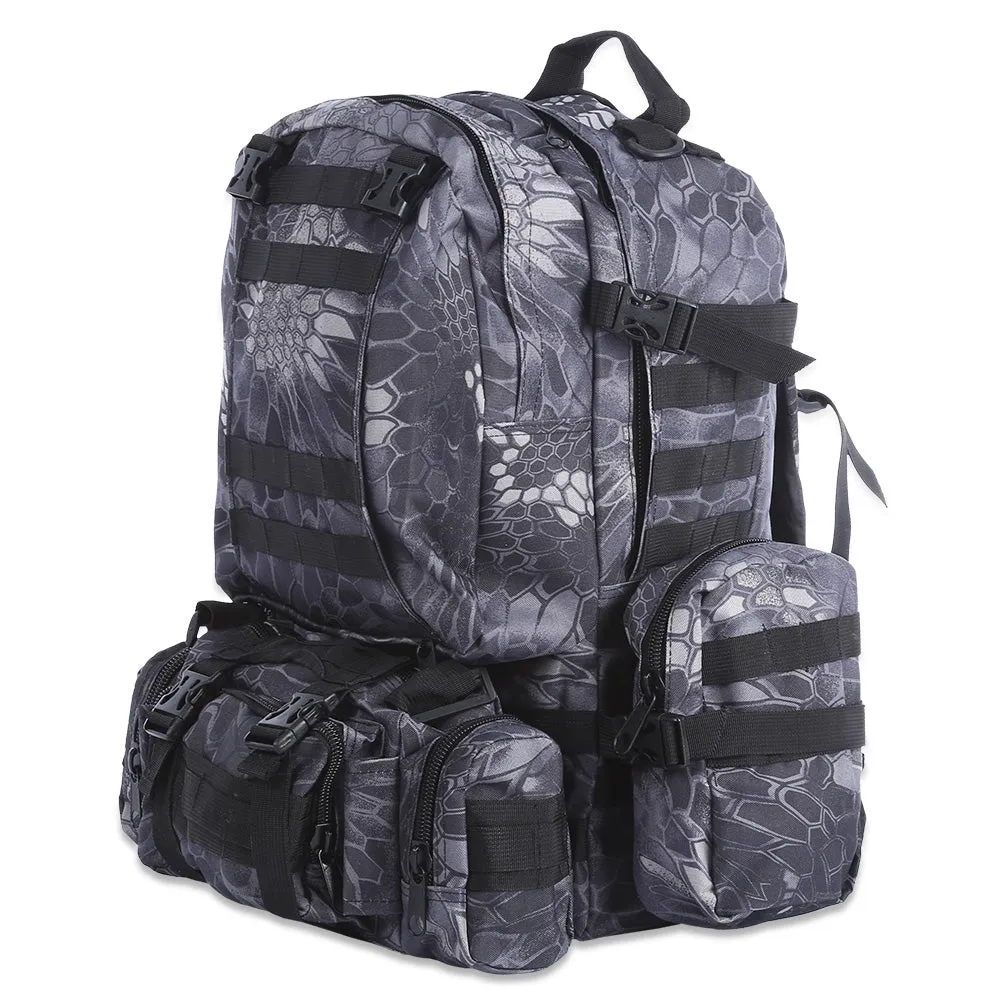 for Backpack Multifunction Climbing Sport Outdoor Artistic flair Endless variety Hiking 50L Outlife Camouflage Camping Molle