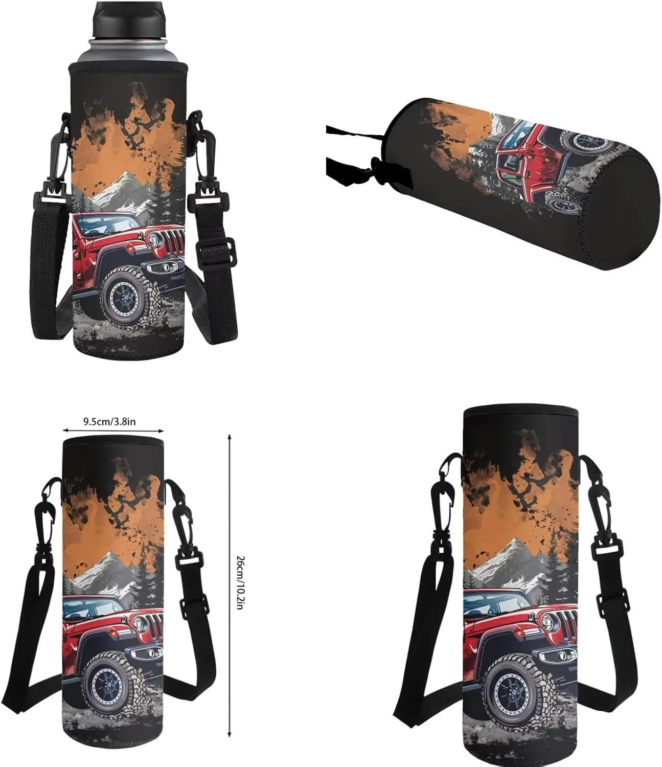 FOR U DESIGNS Truck Backpack and Lunchbox Novelty Kids School Bag Set for Boys Ages 6-8 Lightweight Cool Kindergarten Bookbag and Lunch Box Boys 17 Inch Book Bags