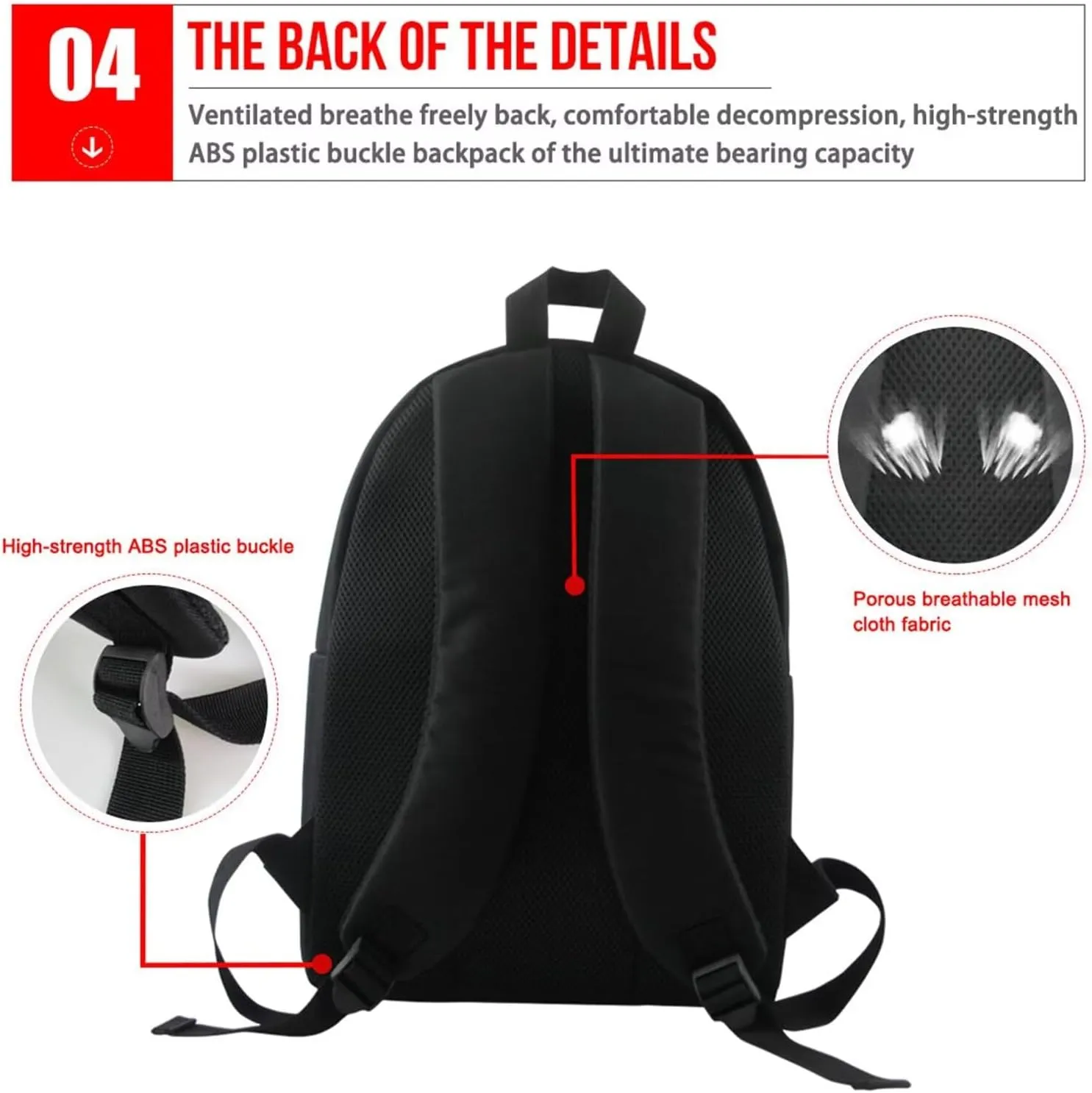 Forchrinse Black Cat Music Piano Backpack for Kids,School Bookbag Set with Matching Lunch Bag Pencil Case 3pcs Student Backpack for Boys Girls