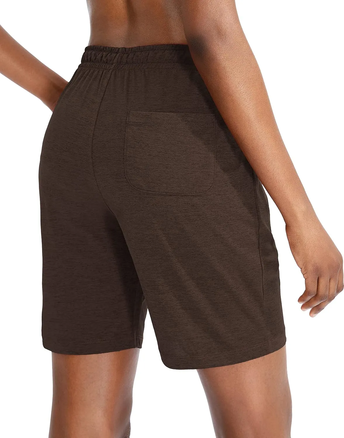 G Gradual Women's Bermuda Shorts Jersey Shorts with Deep Pockets 7" Long Shorts for Women Lounge Walking Athletic