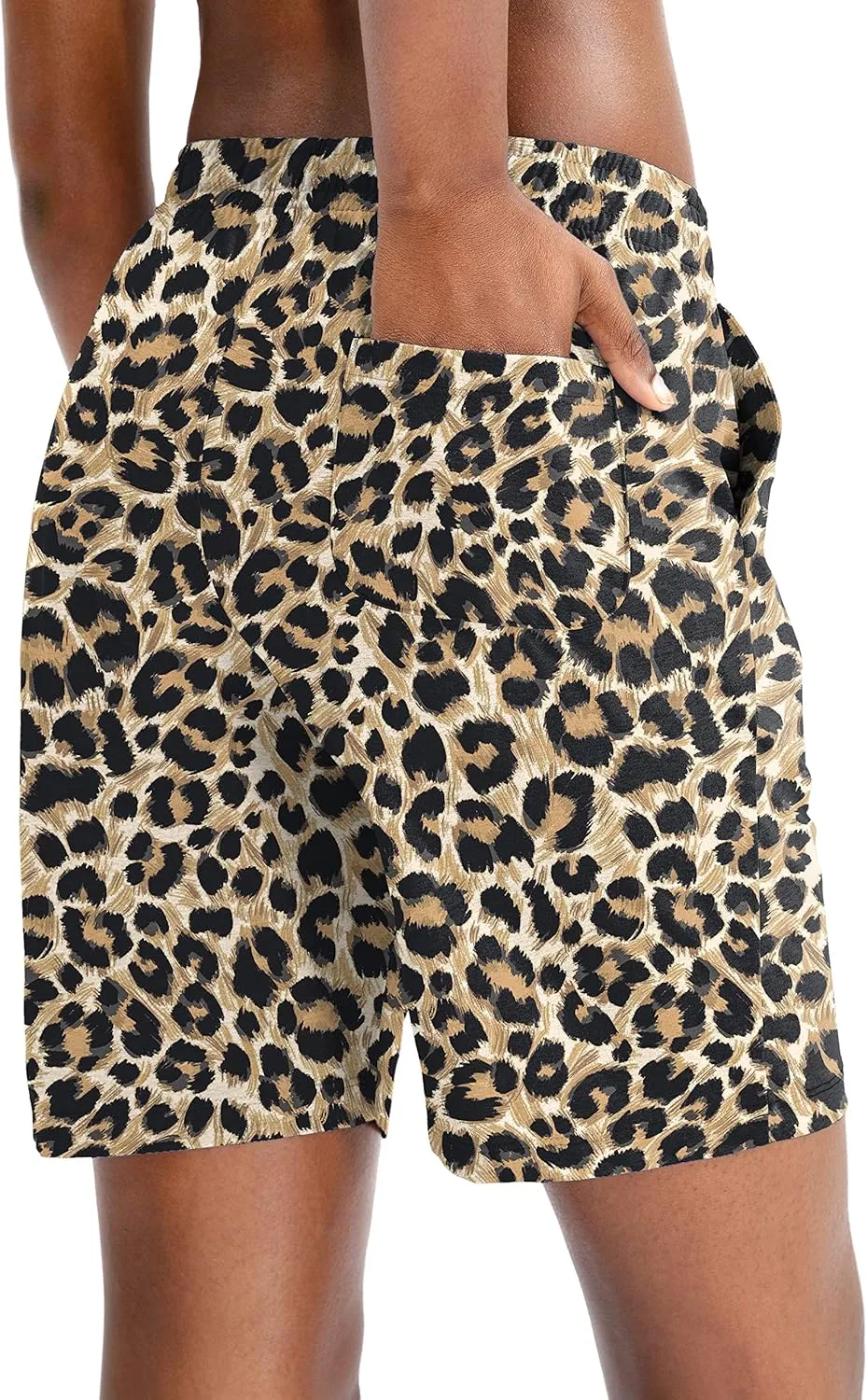 G Gradual Women's Bermuda Shorts Jersey Shorts with Deep Pockets 7" Long Shorts for Women Lounge Walking Athletic
