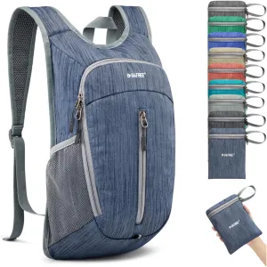 G4Free 10L Hiking Backpack Small Travel Hiking Daypack Lightweight Packable Backpack Casual Foldable Shoulder Bag