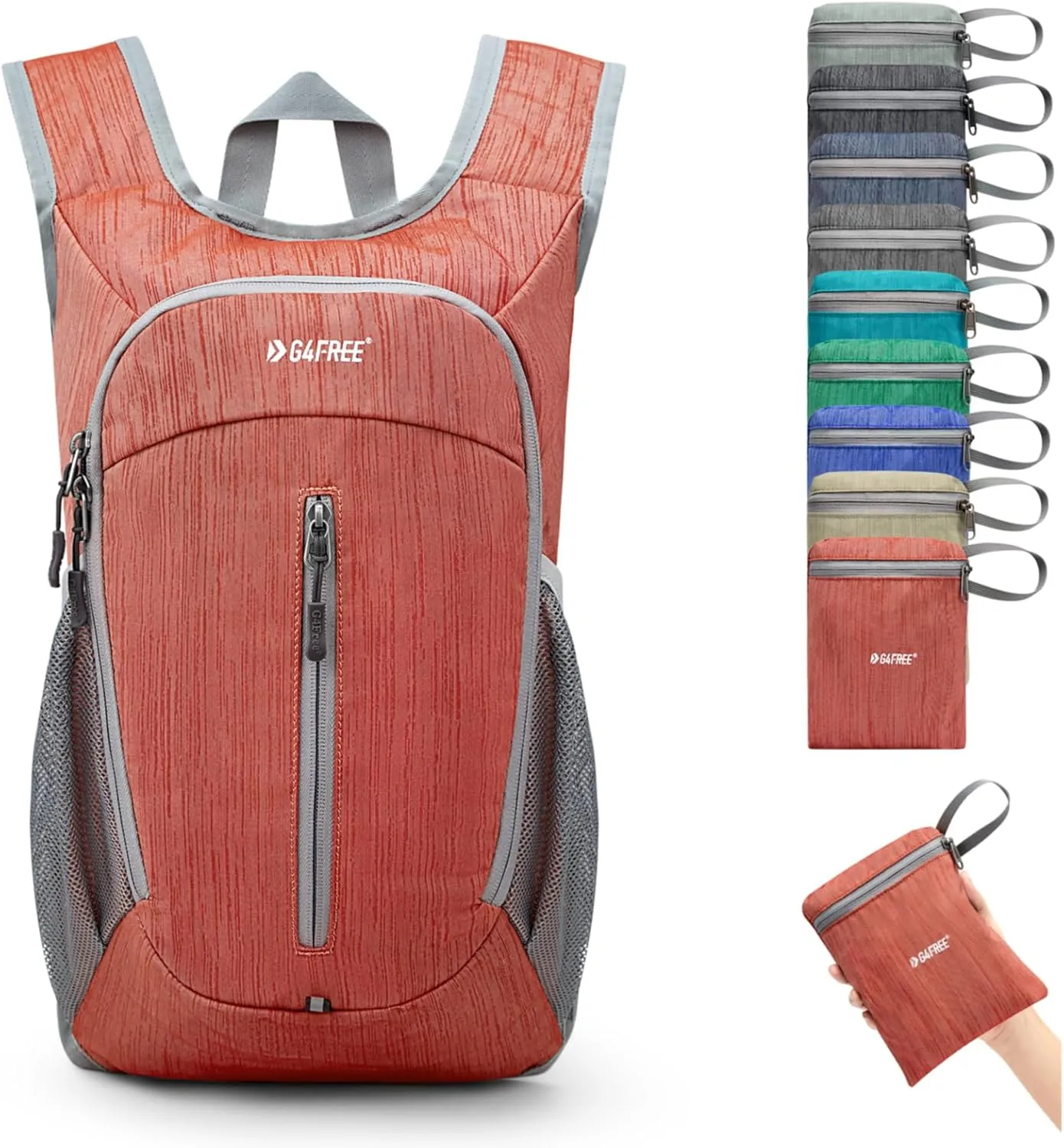G4Free 10L Hiking Backpack Small Travel Hiking Daypack Lightweight Packable Backpack Casual Foldable Shoulder Bag