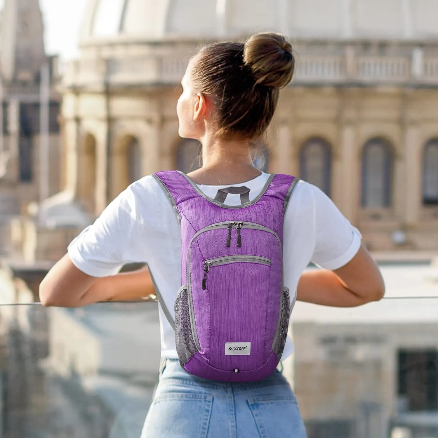 G4Free 10L/15L Hiking Backpack Lightweight Packable Hiking Daypack Small Travel Outdoor Foldable Shoulder Bag