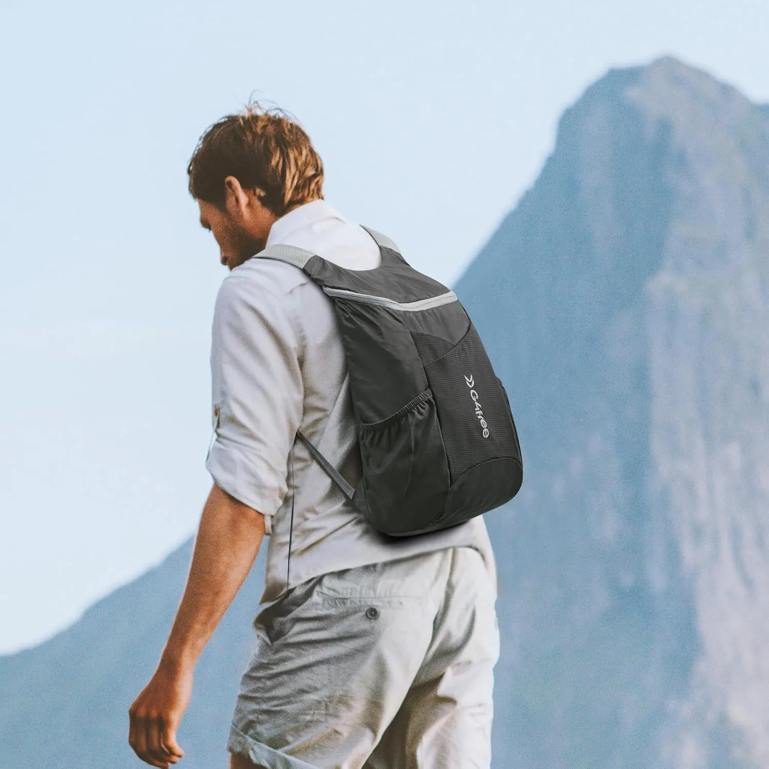 G4Free 11L Hiking Backpack Small Ultra light Packable Backpack Travel Bag for Women Men Casual Outdoor Camping Daypack (Black)