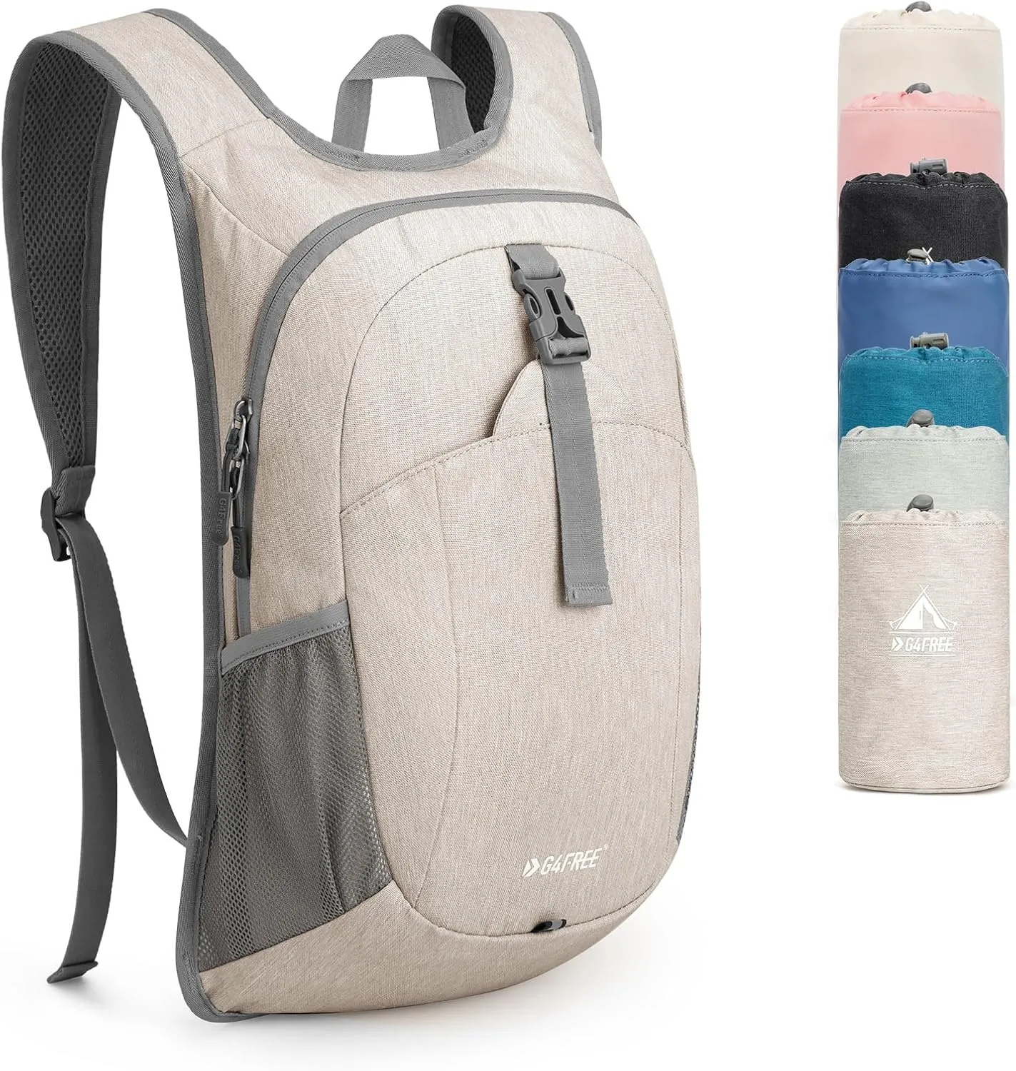 G4Free 12L Hiking Backpack, Lightweight Small Hiking Daypack for Outdoor Travel Mini Foldable Shoulder Bag