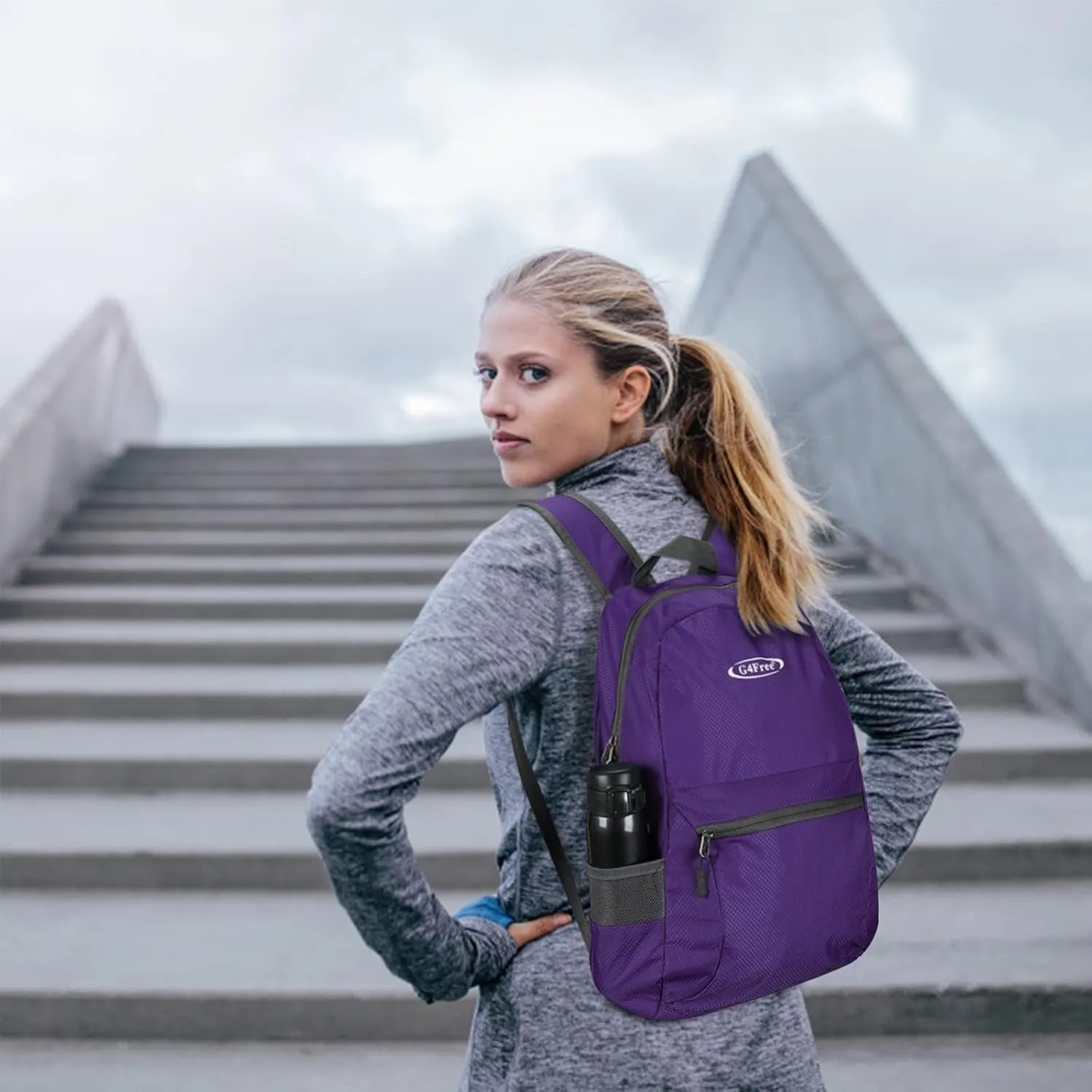 G4Free 20L Lightweight Packable Backpack Travel Hiking Daypack Foldable Backpack for Men Women