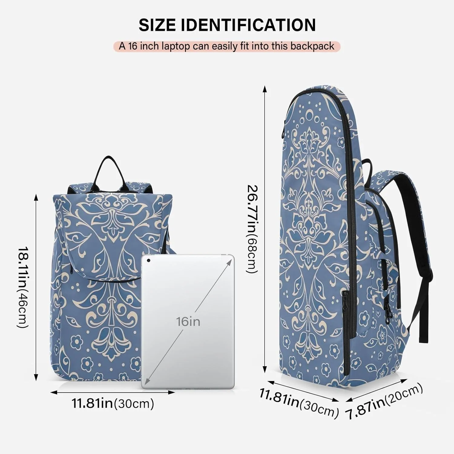 GAIGEO Cool Soccer Graffiti Pickleball Backpack, Multiple Storage Compartments Tennis Racket Backpack, Foldable Pocket