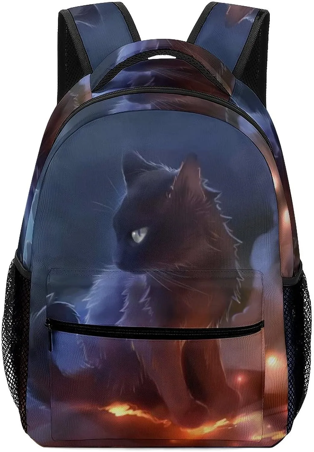 Galaxy Warrior Cats Travel Backpack Casual Sports Bag Oxford cloth suitable For Study Shopping traveling camping