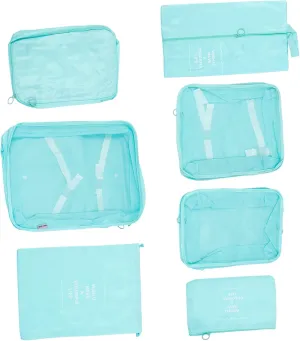 Garneck Travel Packing Organizer by 7pcs Suitcase Clothing Bag Set Portable Clothes Bags for Outfits Travel Laundry Bags Drawstring Pouches