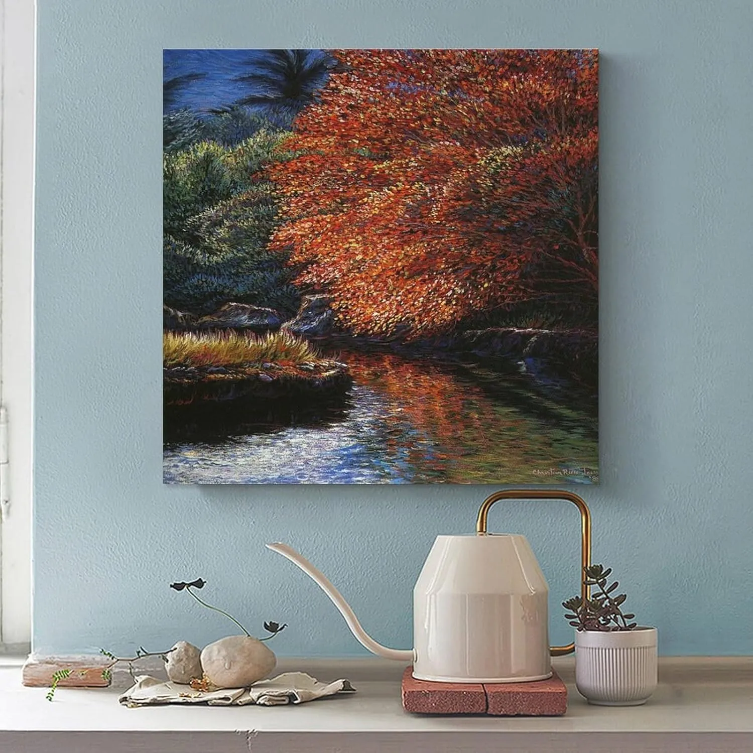 Generic Garden Nature Landscape Christian Ries Lassen Wall Art Poster Canvas Art Poster And Wall Art Picture Print Modern Family Bedroom Decor Posters 24x24inch(60x60cm), Unframe-style