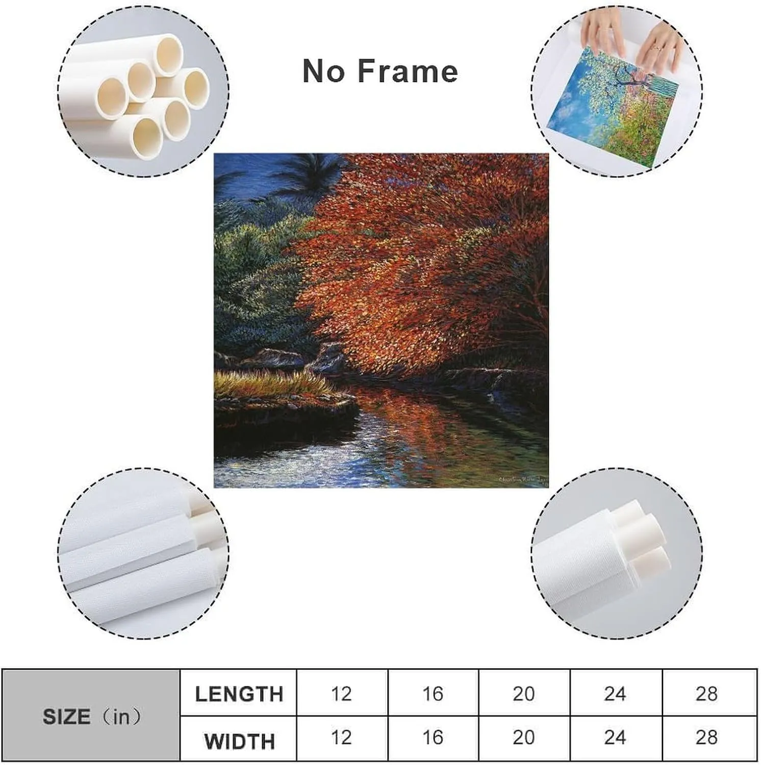Generic Garden Nature Landscape Christian Ries Lassen Wall Art Poster Canvas Art Poster And Wall Art Picture Print Modern Family Bedroom Decor Posters 24x24inch(60x60cm), Unframe-style