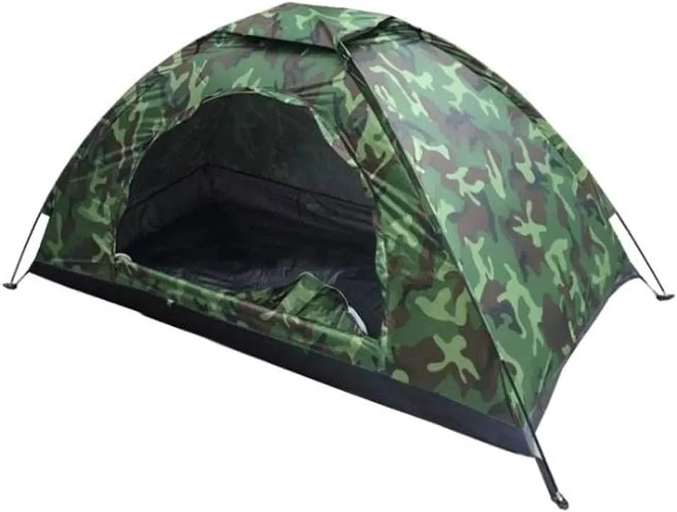 GeRRiT Products 2-3 Person Backpack Camping Tent, 4 Seasons Family Tent, Beach Tent for Outdoor Hiking Fishing Fishing Picnic 200X100X100cm