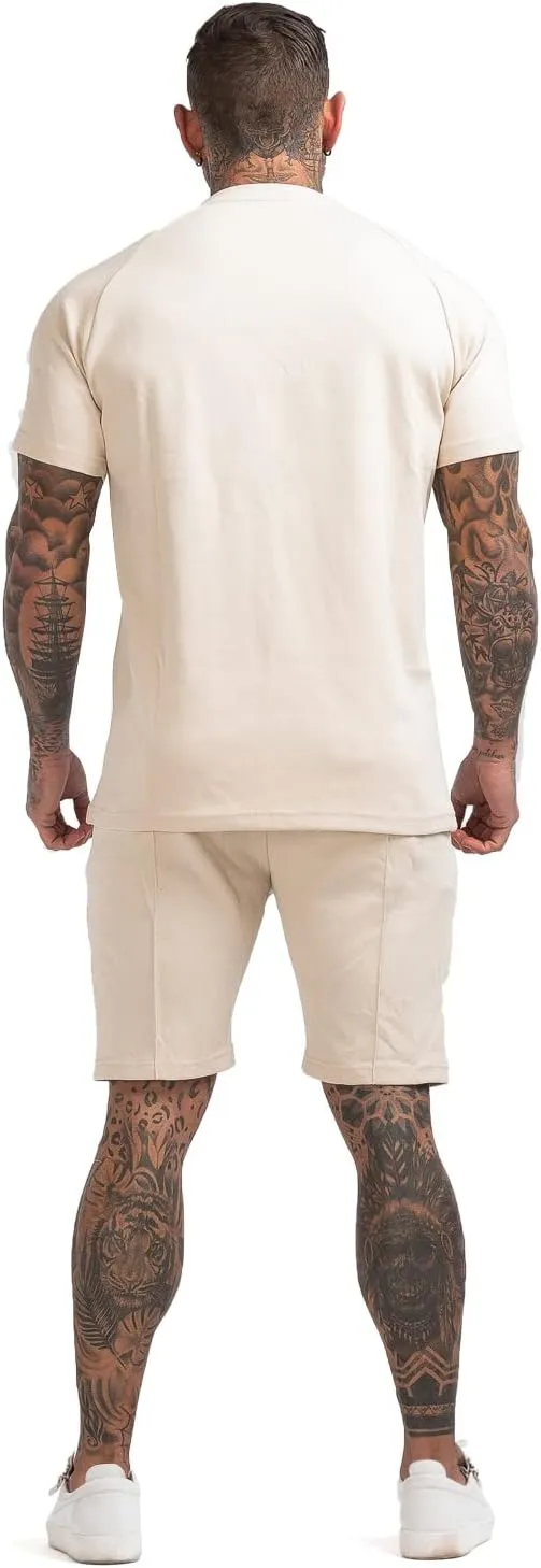 GINGTTO Mens Short Sets 2 Piece Outfits Fashion Summer Tracksuits Casual Set