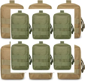 Gogoku 6-Pack Molle Pouch Tactical Molle Pouches Compact Utility EDC Waist Bag Pack