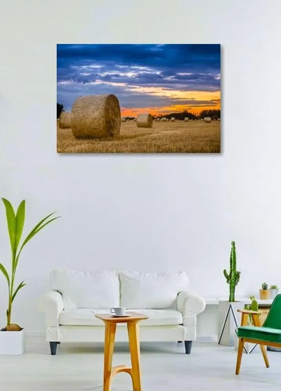 GRANDART.COM - Haystack At Dusk I - Canvas Wall Art By