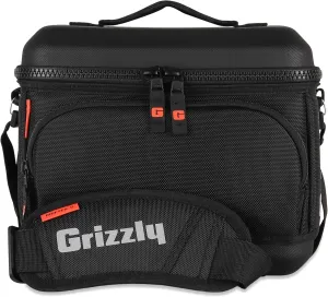 Grizzly Drifter 6-Pack | Flip-top Soft Cooler Bag | Ice Chest for Beach Boat Camping Car Fishing Golf Hiking Hunting Lunch Picnic | Lightweight Portable Insulated Waterproof