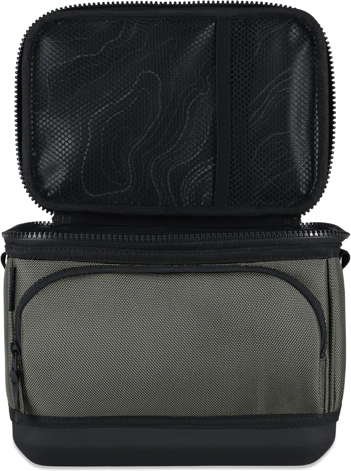 Grizzly Drifter 6-Pack | Flip-top Soft Cooler Bag | Ice Chest for Beach Boat Camping Car Fishing Golf Hiking Hunting Lunch Picnic | Lightweight Portable Insulated Waterproof