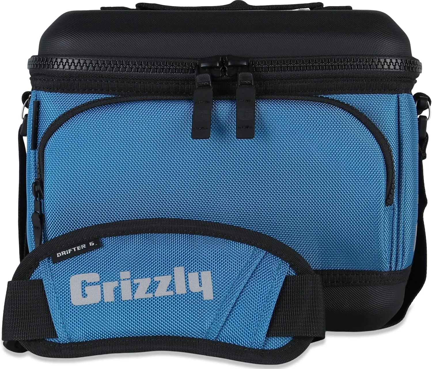 Grizzly Drifter 6-Pack | Flip-top Soft Cooler Bag | Ice Chest for Beach Boat Camping Car Fishing Golf Hiking Hunting Lunch Picnic | Lightweight Portable Insulated Waterproof