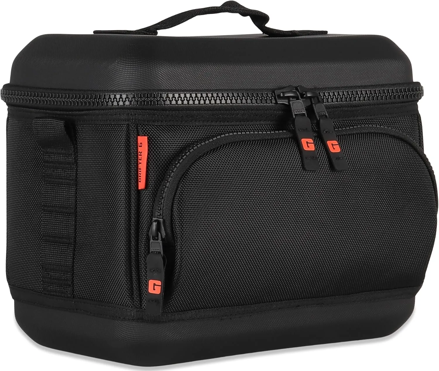 Grizzly Drifter 6-Pack | Flip-top Soft Cooler Bag | Ice Chest for Beach Boat Camping Car Fishing Golf Hiking Hunting Lunch Picnic | Lightweight Portable Insulated Waterproof
