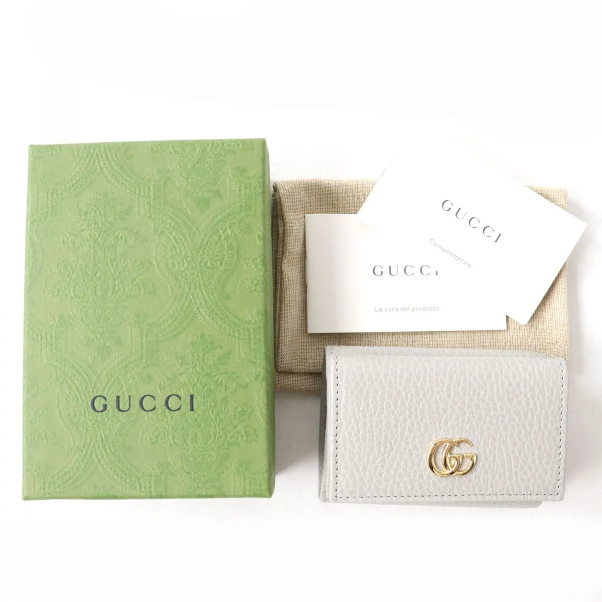 Gucci Double G Leather Wallet 735212