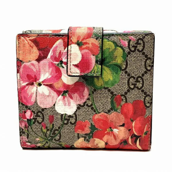 Gucci GG Blooms French Flap Wallet