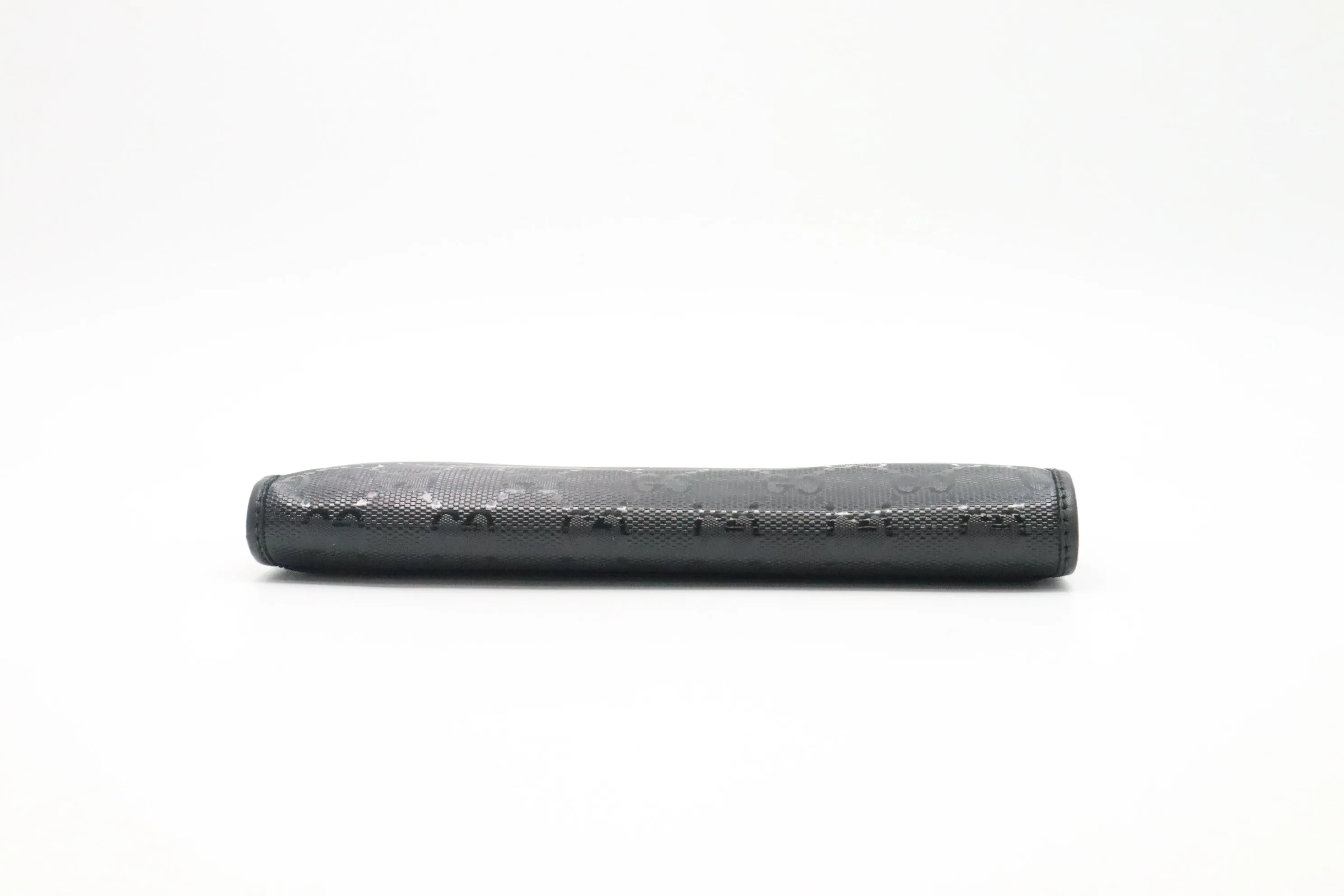 Gucci Long Wallet in Black Imprime Canvas