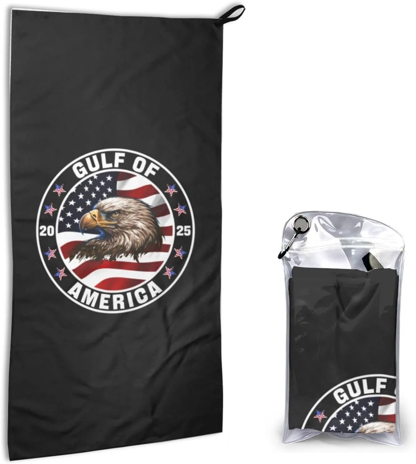 Gulf of America Bath Towels 16x31.5in Microfiber Lightweight Beach Towel Travel Swim Pool Yoga Gym Camping Outdoor Adventures Quick Dry Towel White