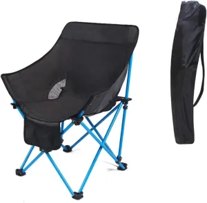 Habrur Camping Chair Fishing Chair Folding Chairs Camping Outdoor Folding Chair with Storage Mesh Bag Portable Fishing Seat Simple Mazha Stool Indoor Chair Camping Chair Lawn Chairs Outside