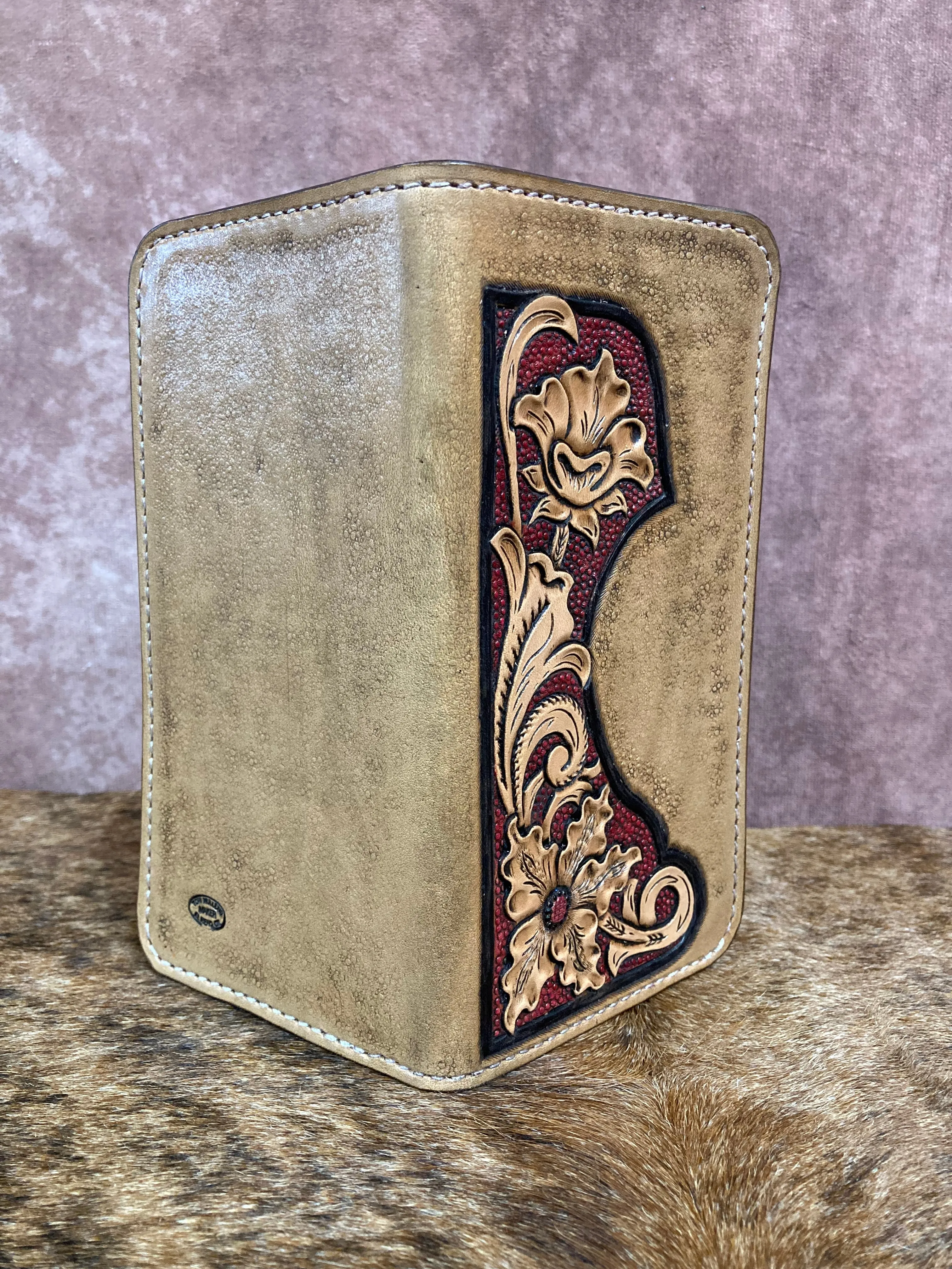 Hand Tooled Roper Wallet