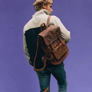Handcrafted Leather Backpack