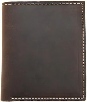 Handmade Vintage Wallet Men's Short Cowhide Money Clip Genuine Men's Leather Wallet