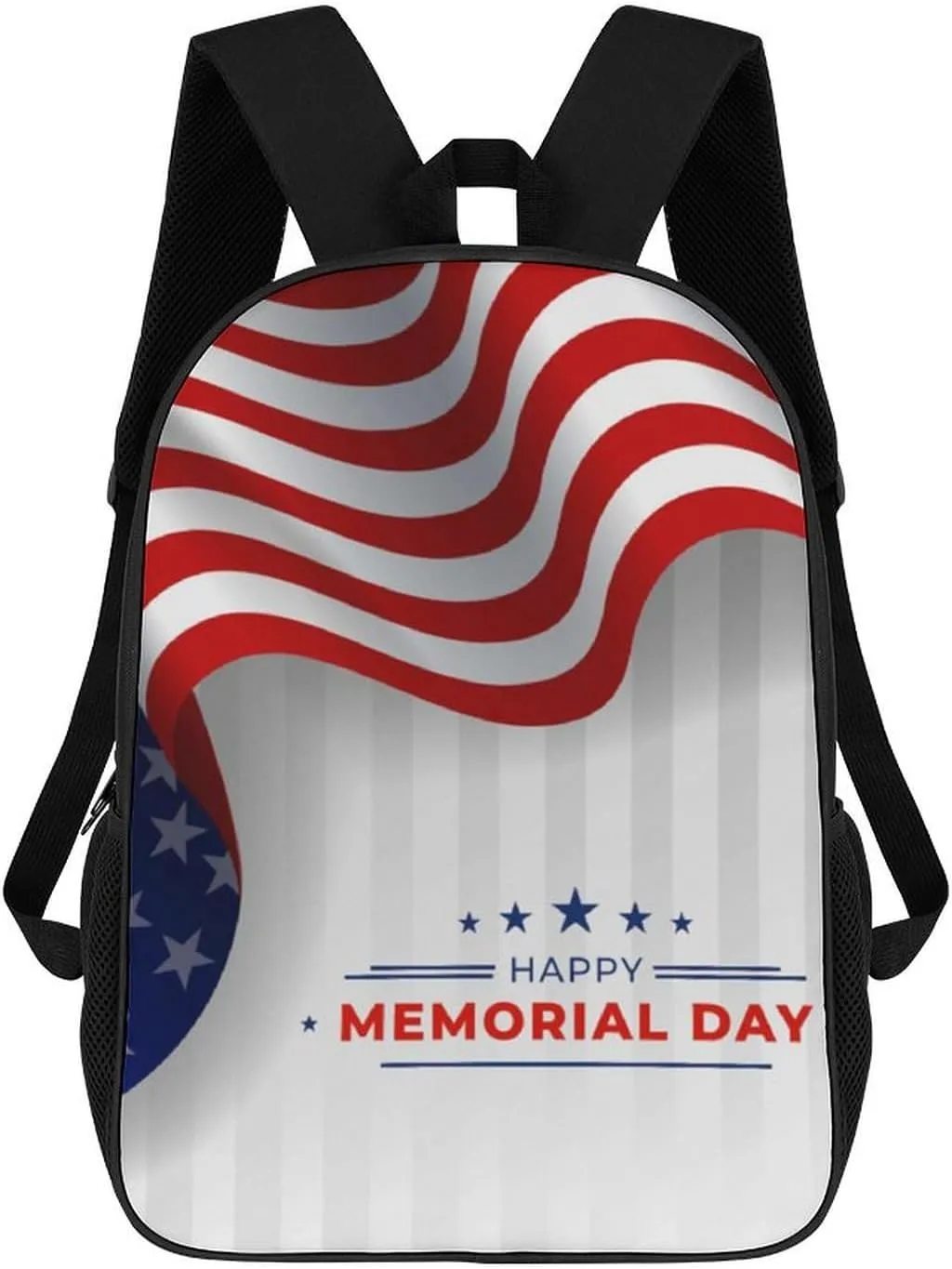 Happy Memorial Day 2023 Backpack for Worker Business Hiking Travel Bag Shoulders Bag