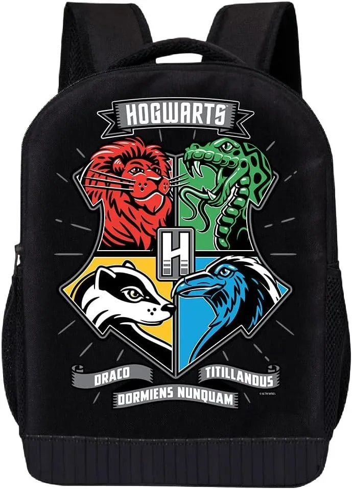 Harry Potter Backpack for School | Kids Travel Backpack School Backpack | Kids Backpack for Boys, Girls, Toddlers Unisex (Hogwarts Houses)