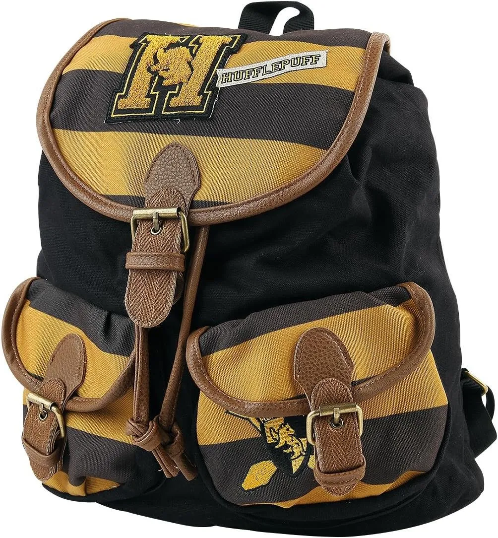 Harry Potter Hufflepuff Varsity Knapsack Backpack 14 x 17in