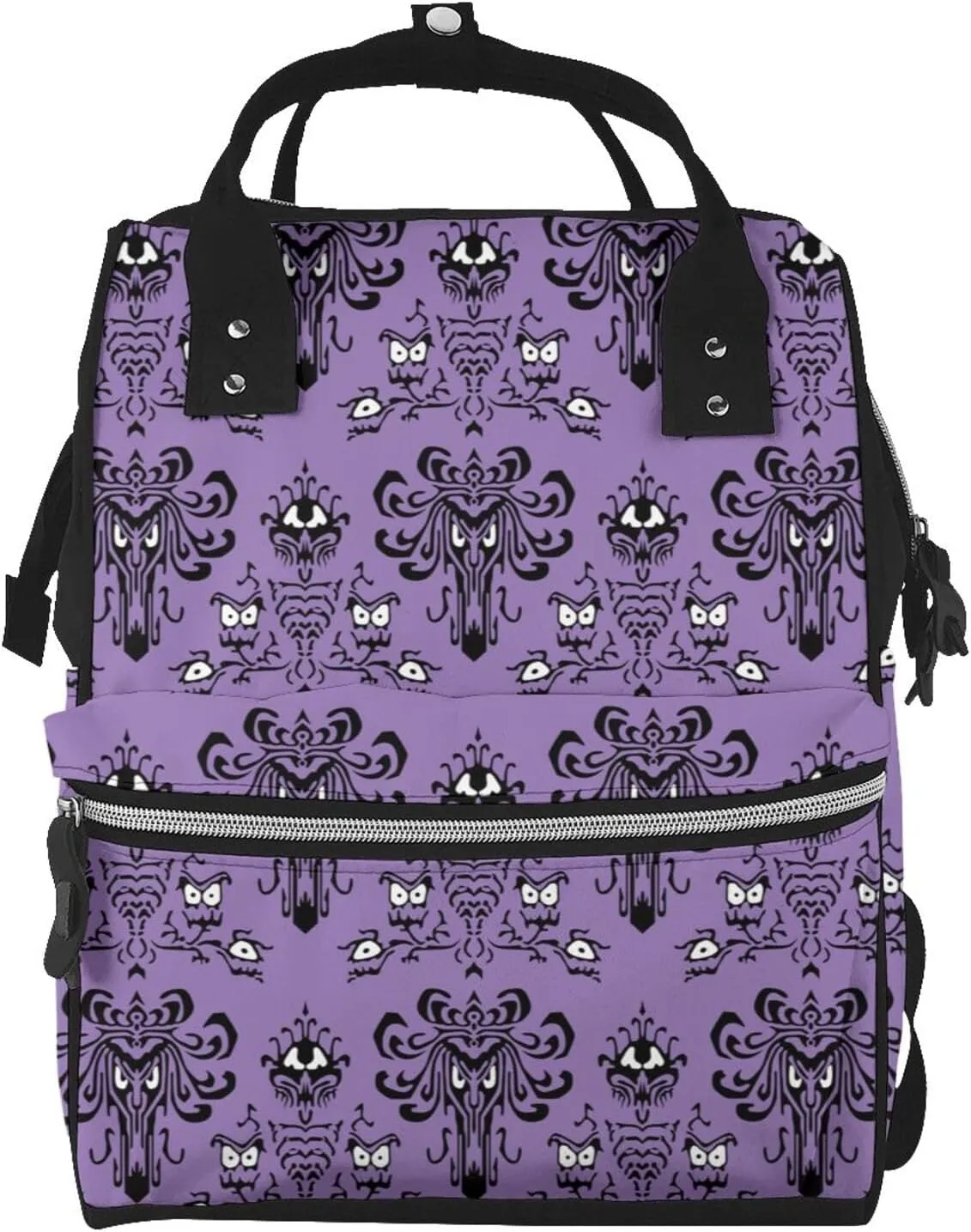 Haunted Mansion 1 Diaper Bag Backpack Large Capacity Multifunction with Insulated Pockets Waterproof Baby Diaper Bags Baby Travel Essentials for Moms,Dads,Newborns