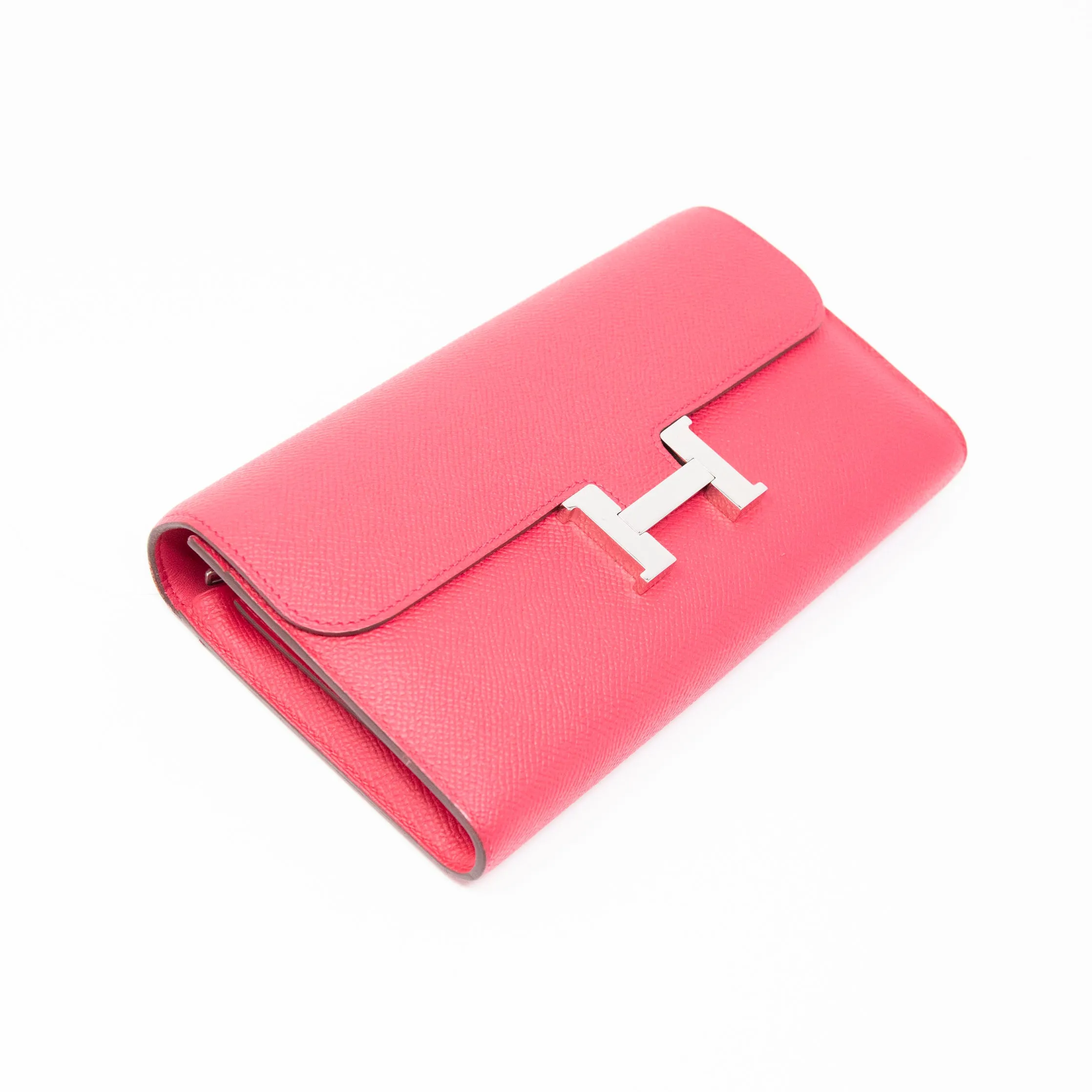 Hermes Rose Extreme Long  Constance Wallet