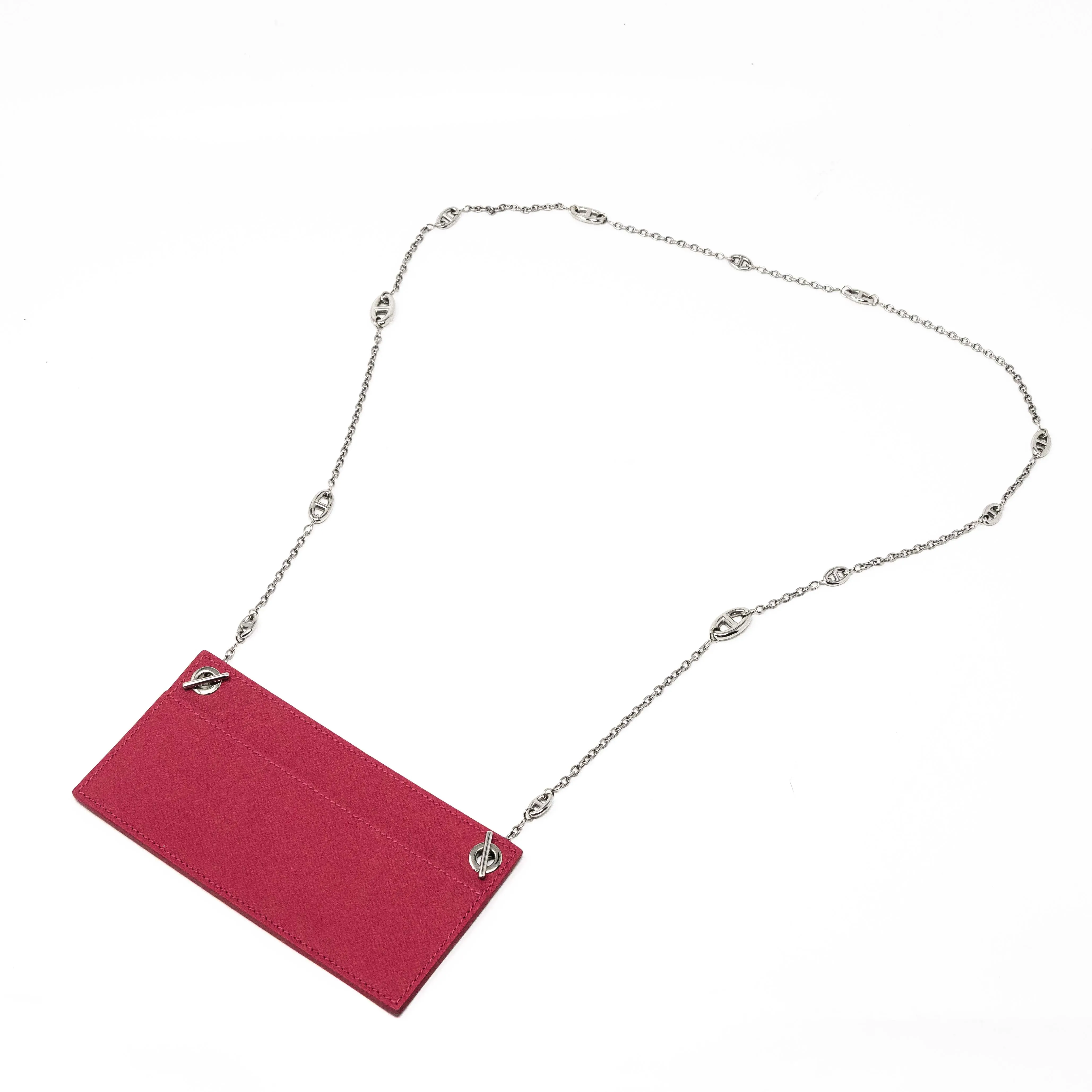 Hermes Rose Extreme Long  Constance Wallet
