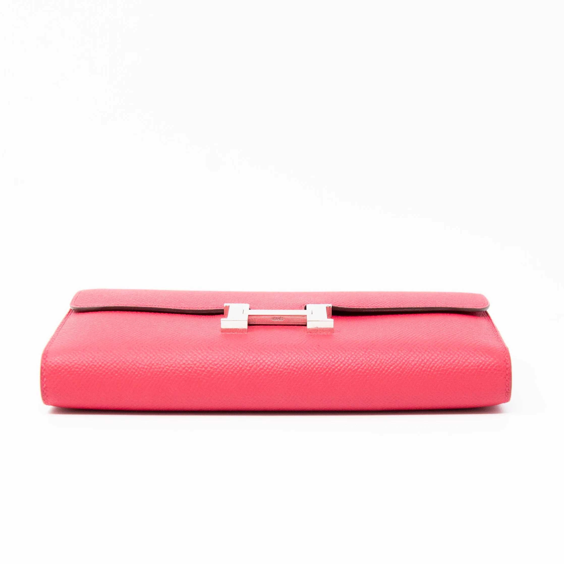 Hermes Rose Extreme Long  Constance Wallet