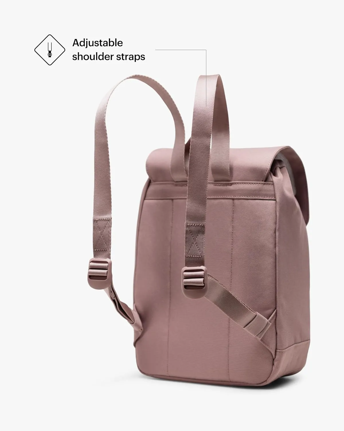 Herschel Supply Co. Retreat Backpack, Ash Rose, Mini-10L