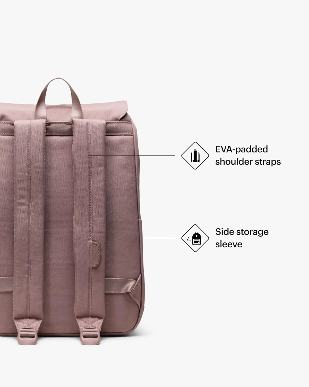 Herschel Supply Co. Retreat Backpack, Ash Rose, Small-17L