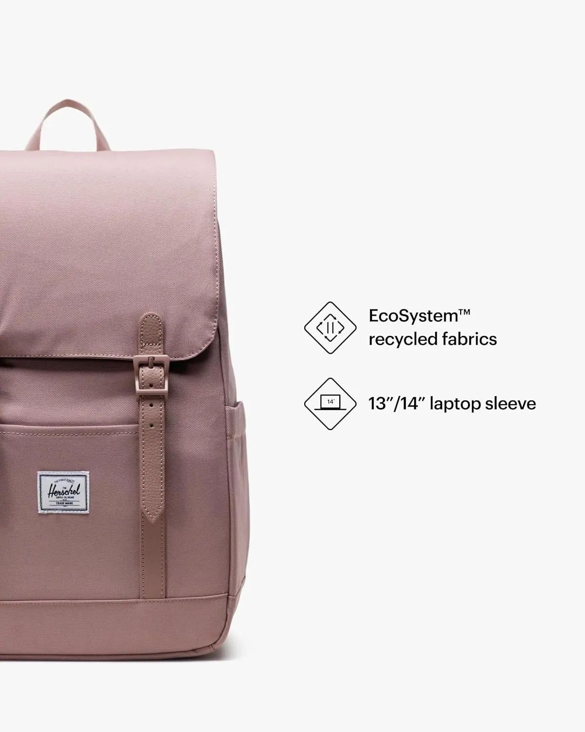 Herschel Supply Co. Retreat Backpack, Ash Rose, Small-17L