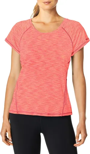 HI-TEC Women's Blinn Space Dye Short Sleeve Active Tee Shirt