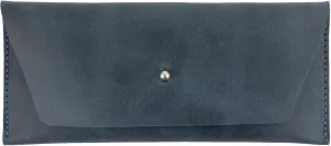 Hide & Drink, Long Utility Pouch Handmade from Full Grain Leather, Stylish Wallet for Carrying and Storing Cash, Coins, Cards