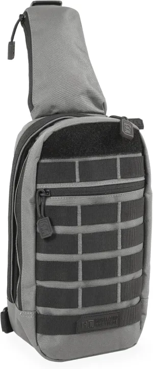 Highland Tactical Expo Sling Bag, Charcoal/Black