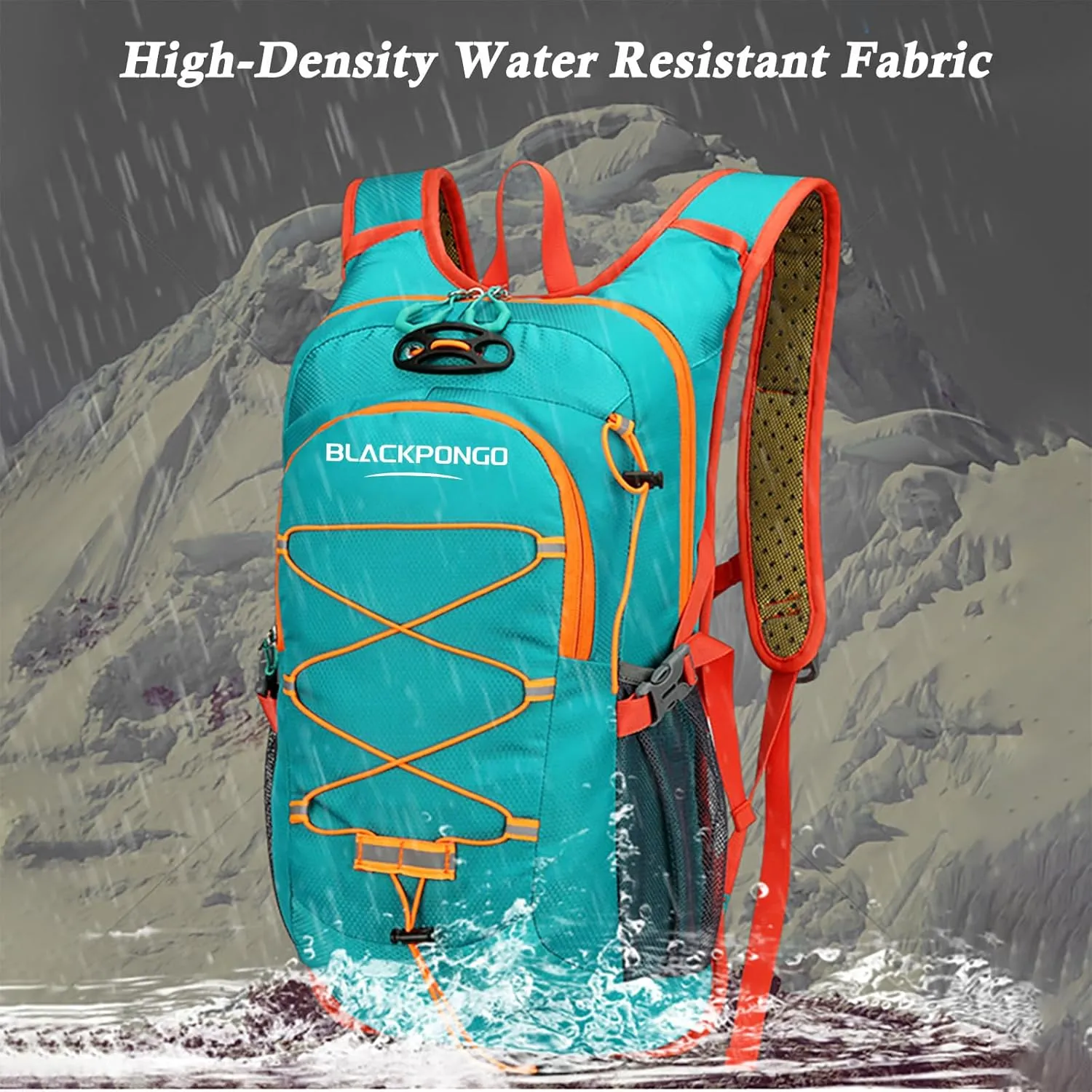 Hiking Backpack 35L Packable Lightweight Camping Backpack Men Women Waterproof Hiking Daypack Outdoor Travel Daypack (Black)