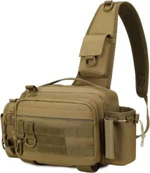 Hiking Backpack Lightweight Outdoor Day Pack for Men and Women Durable Waterproof Travel Backpack (Light Brown, 7.87 Inches)